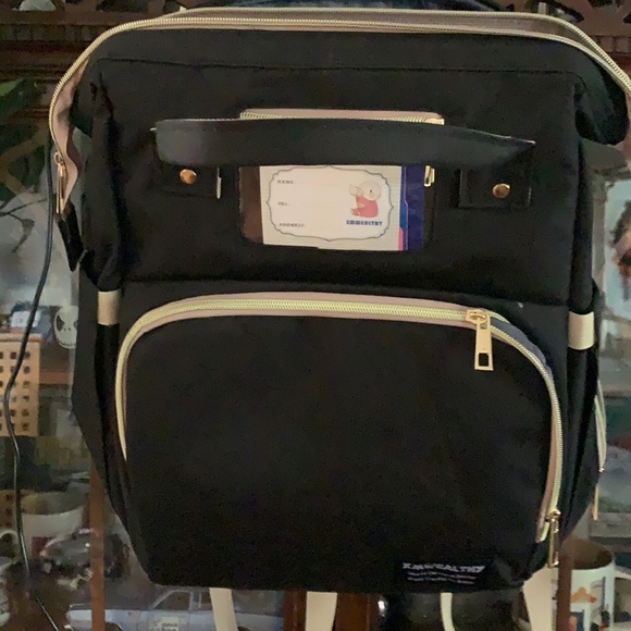 Xmwealthy new diaper bag black carry all - Picture 1 of 6